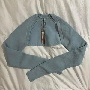 Skims Light Cozy Shrug Bolero in color Denim